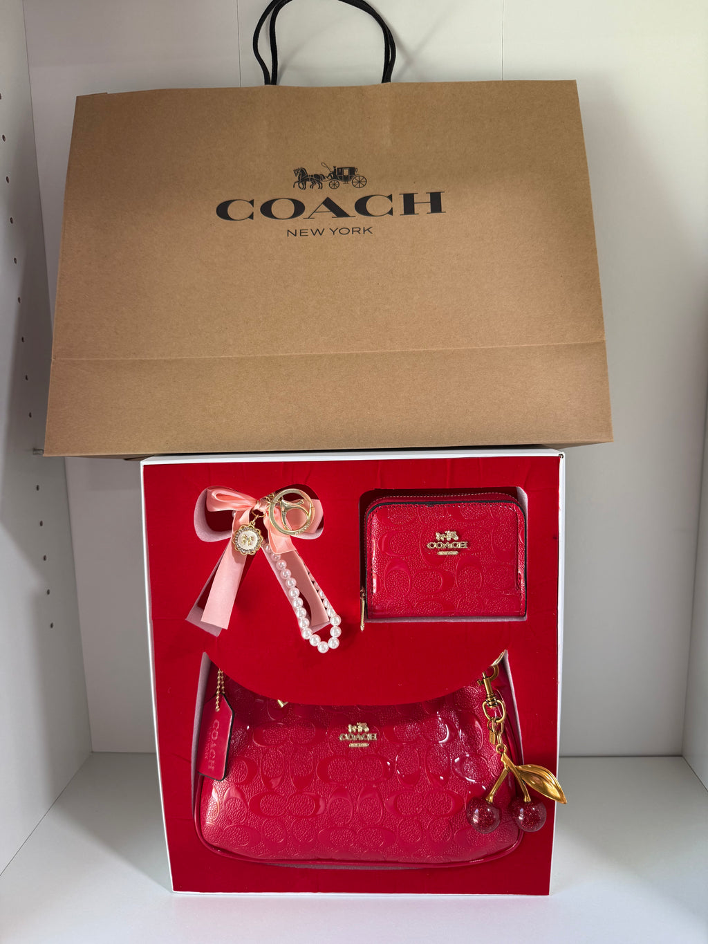 Set COACH Rojo