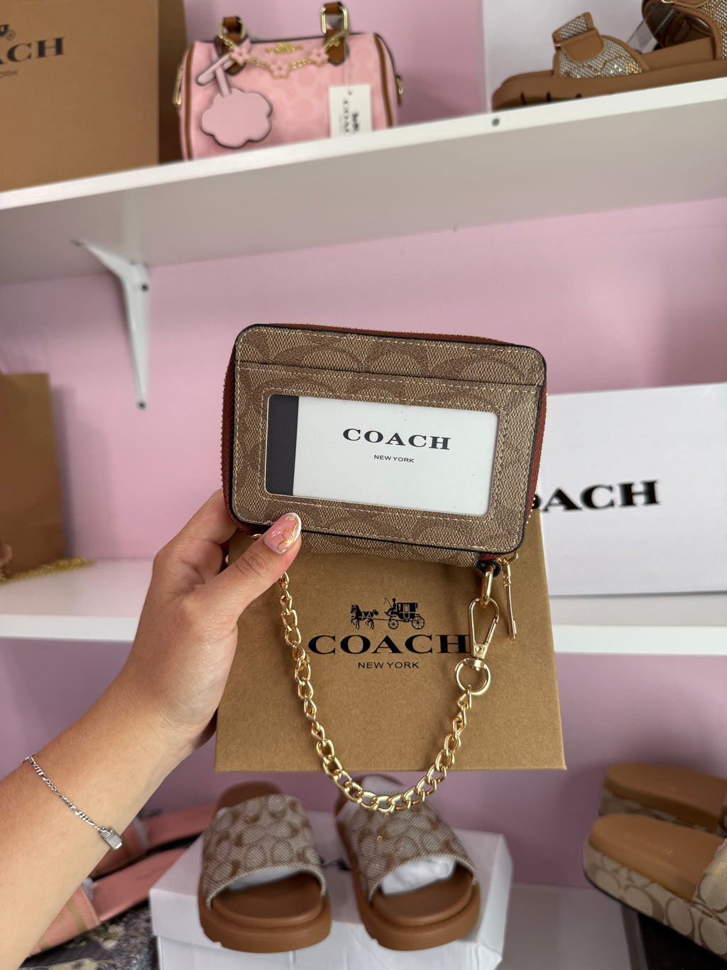 Zip card COACH