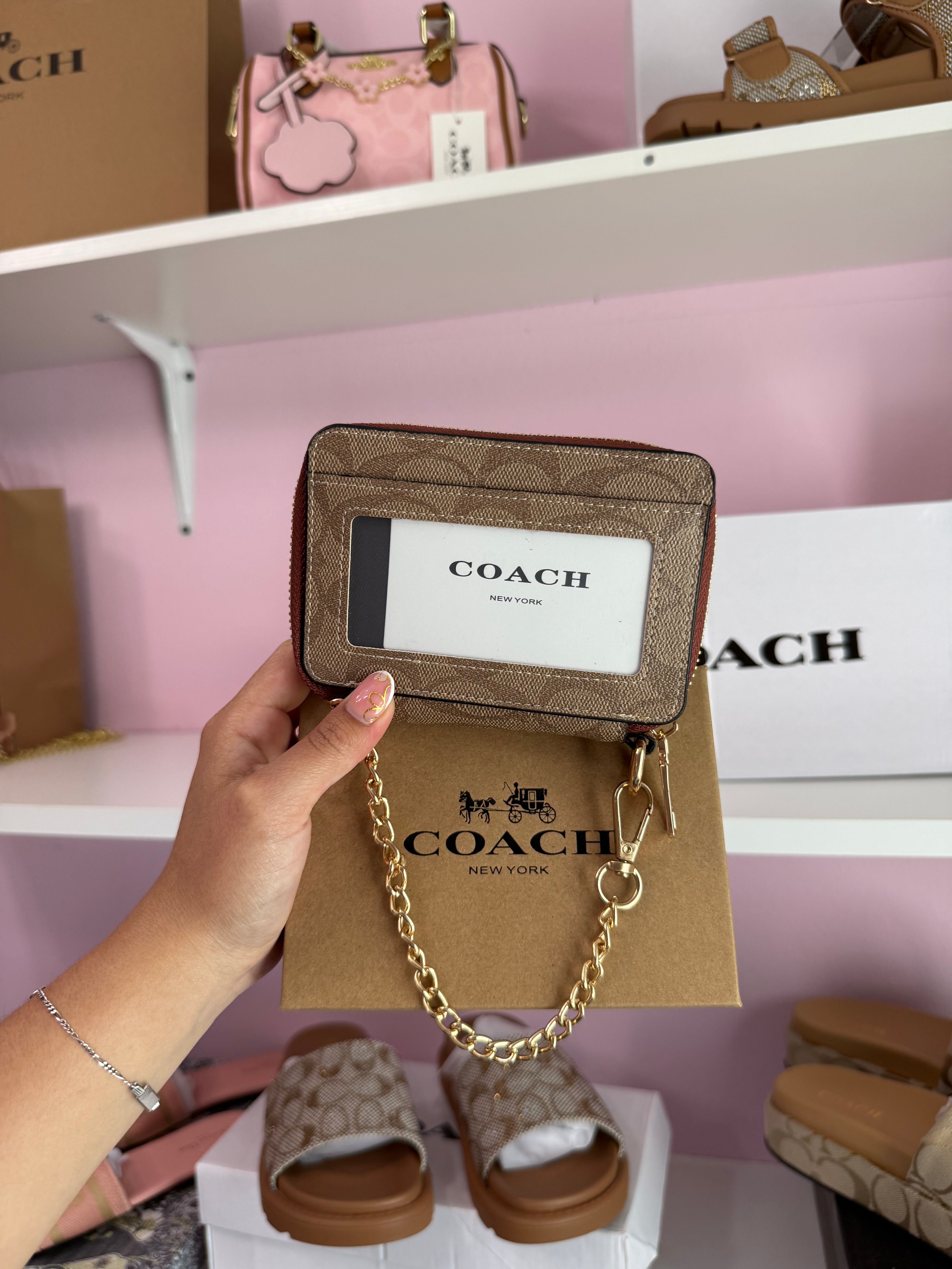 Zip card COACH