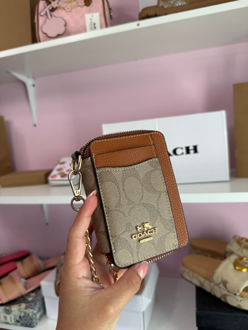 Zip card COACH