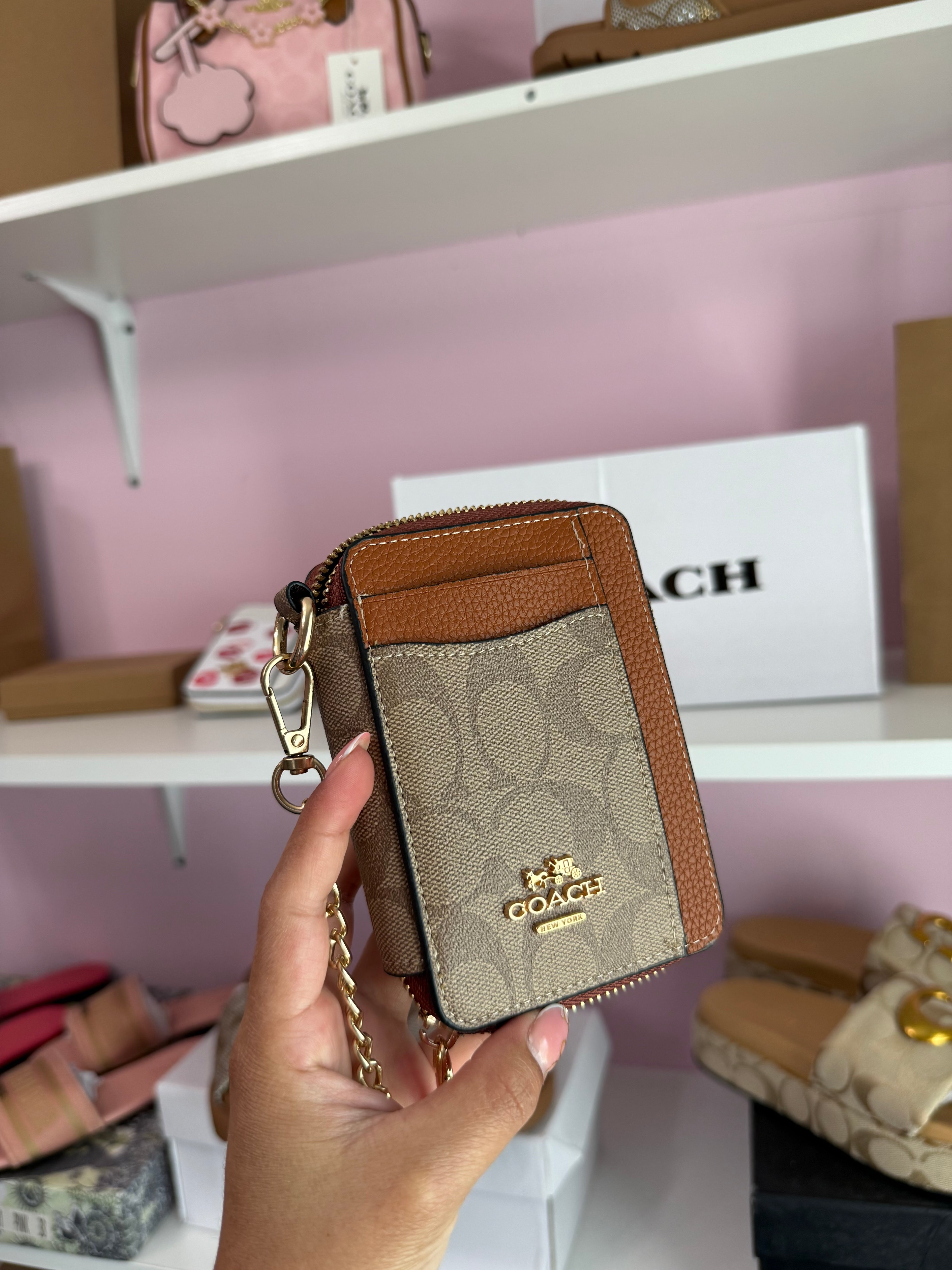 Zip card COACH